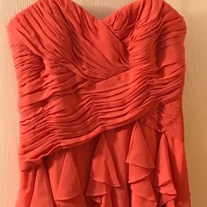 Formal/party dress. Size 14. Coral